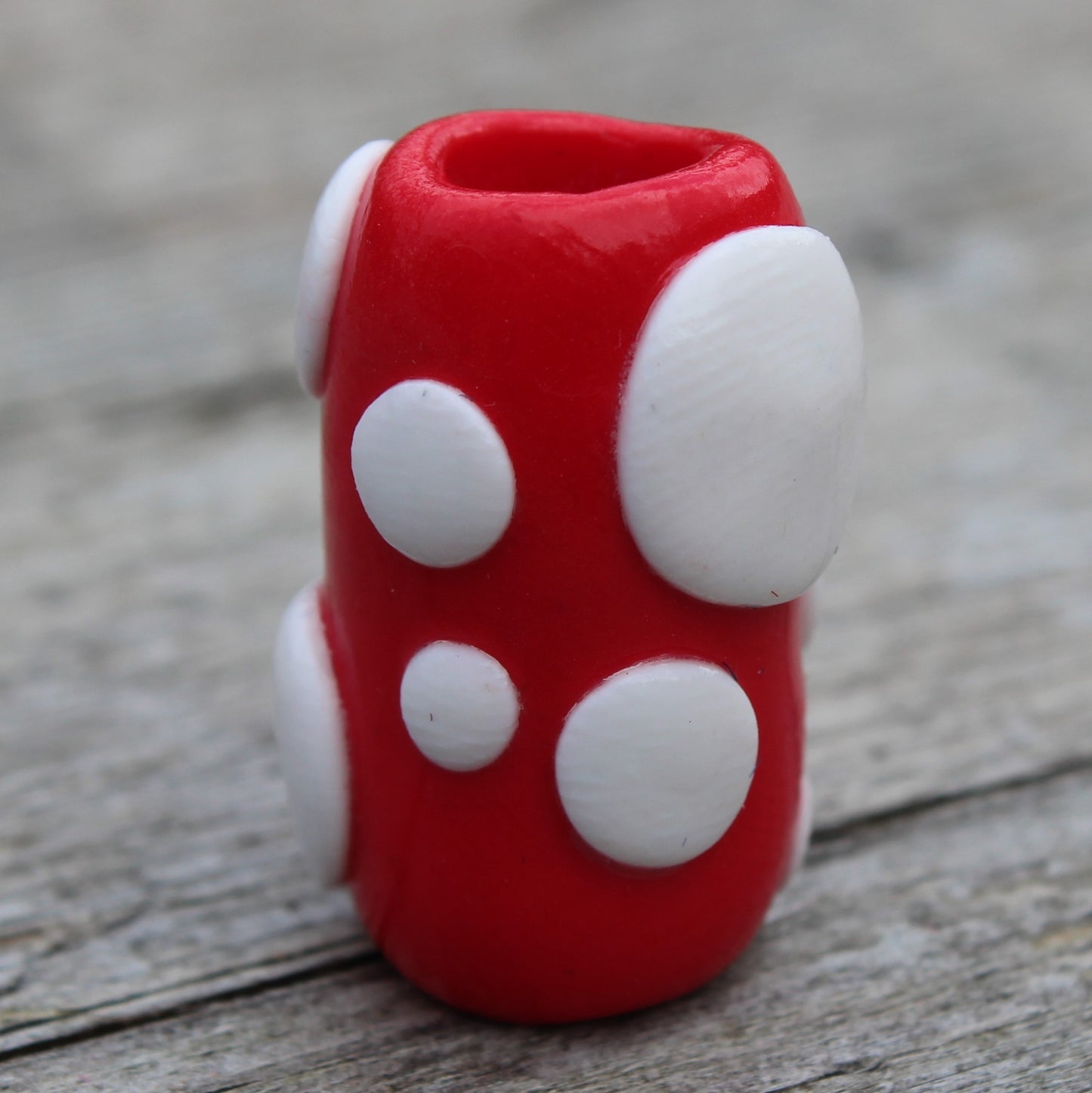 Mushroom Bead with a 8mm hole