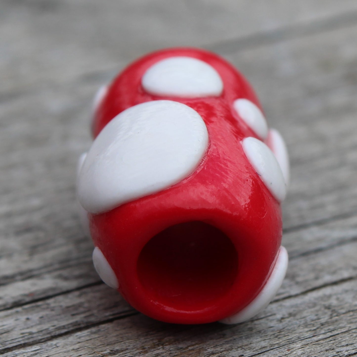 Mushroom Bead with a 8mm hole