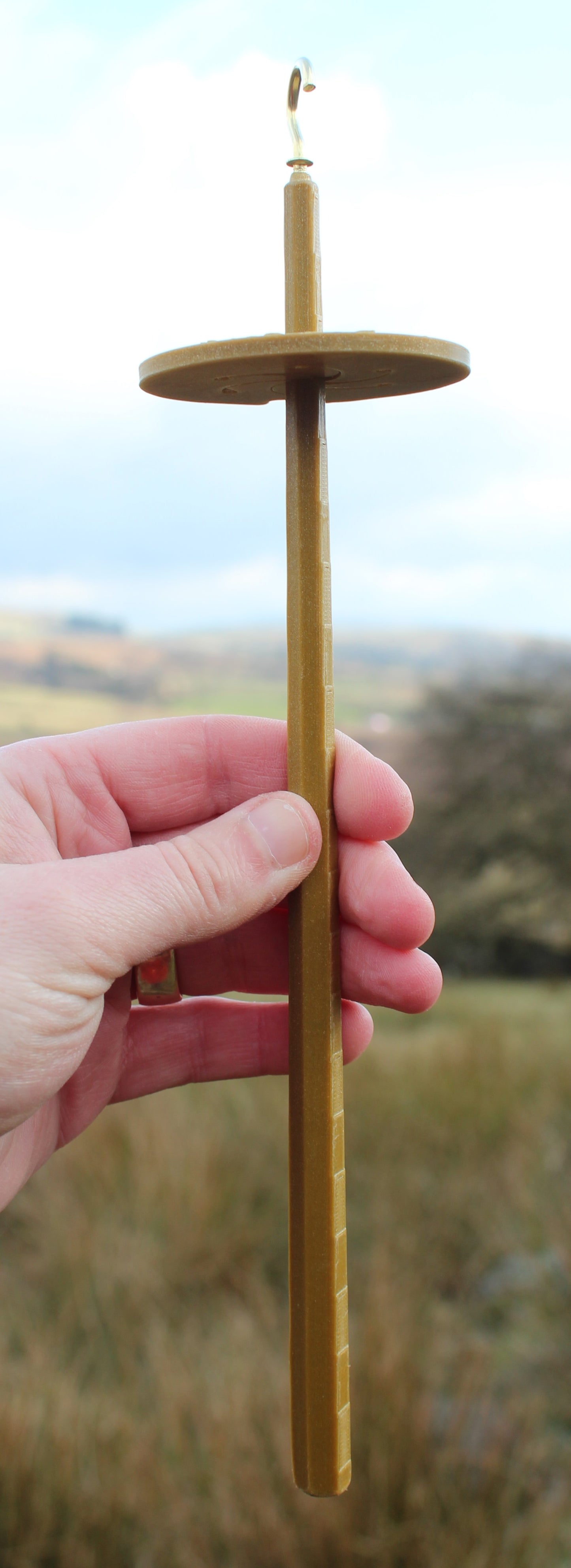 IMPERFECT Top Whorl Spindle - Flat Pack - Glittery Gold