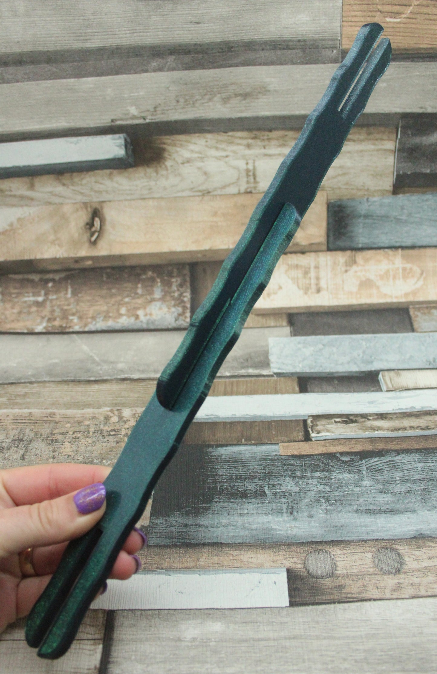 Green Glitter (Imperfect) - Extender For Niddy Noddy - Extends it to 2 yards - Flat Pack