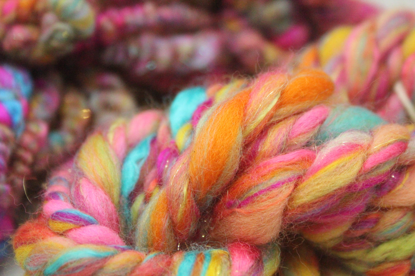 Art yarn packs for fibre crafts - 20 metres 120 grams
