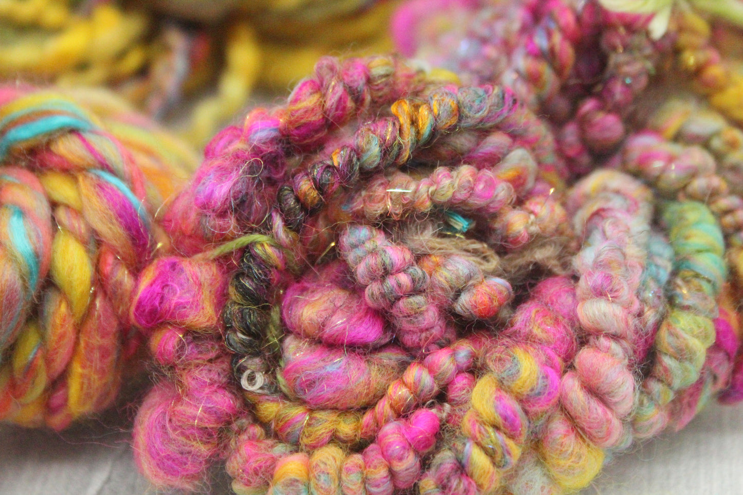 Art yarn packs for fibre crafts - 20 metres 120 grams
