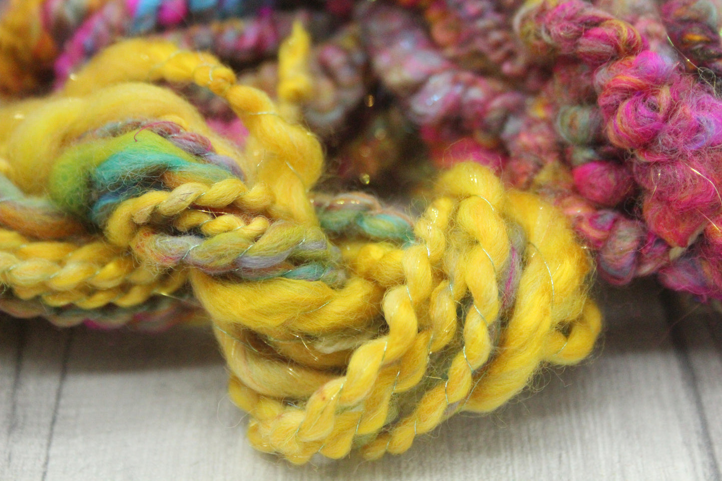 Art yarn packs for fibre crafts - 20 metres 120 grams