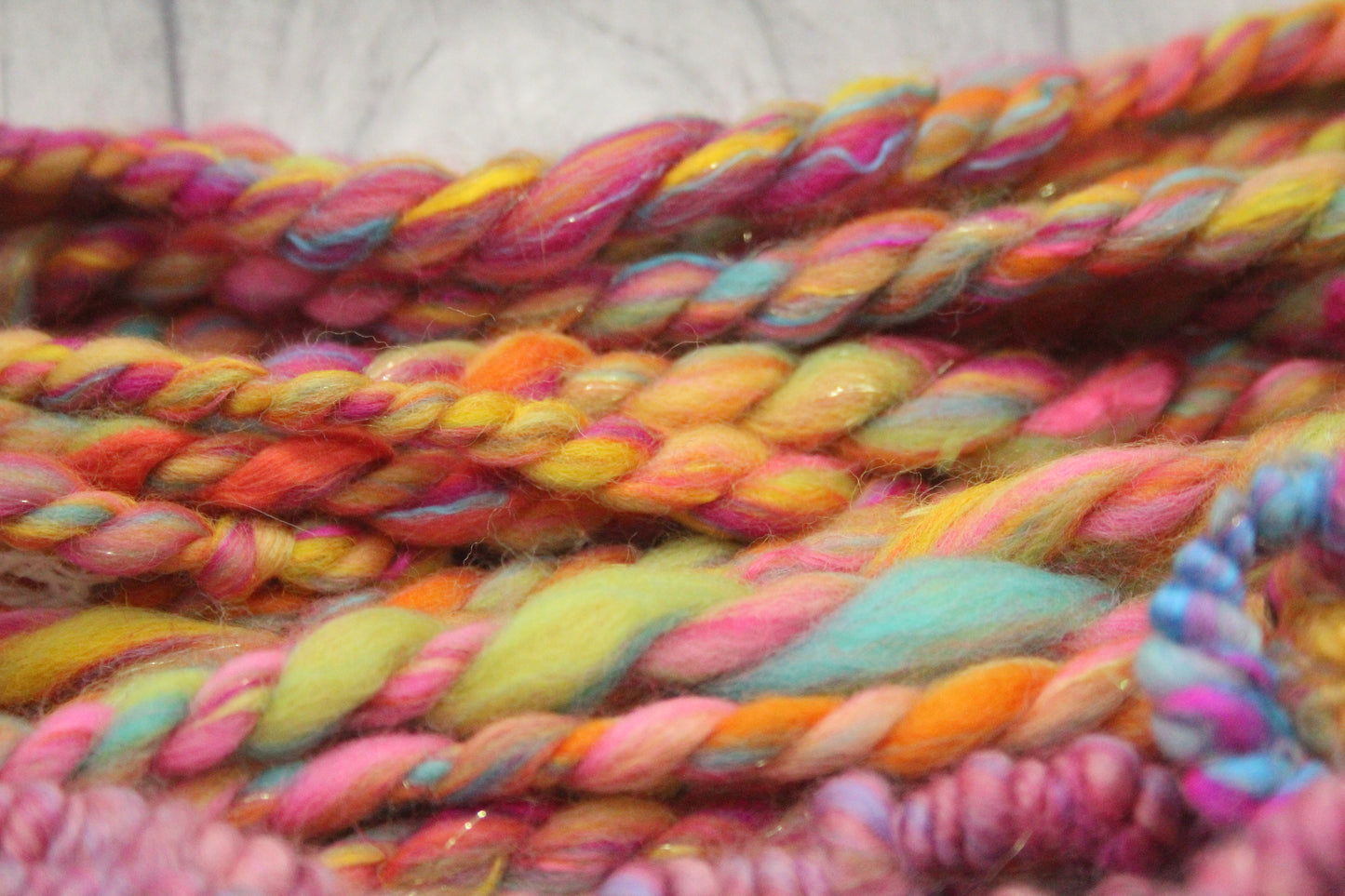 Art yarn packs for fibre crafts - 20 metres 120 grams
