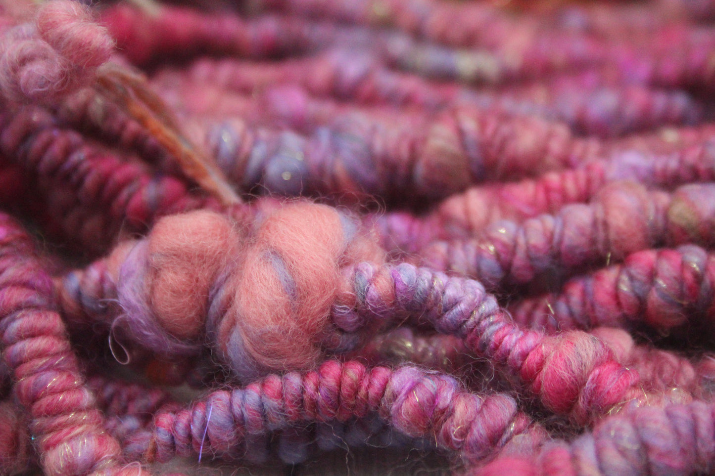 Art yarn packs for fibre crafts - 20 metres 120 grams