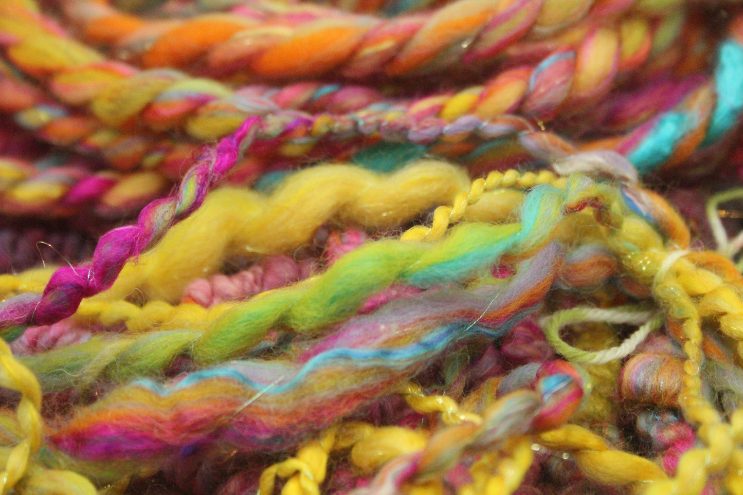 Art yarn packs for fibre crafts - 20 metres 120 grams