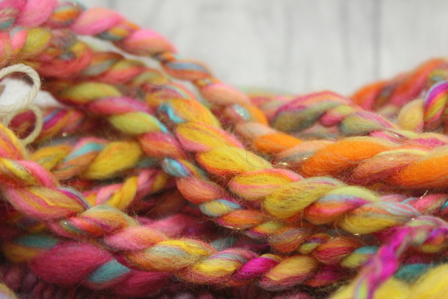 Art yarn packs for fibre crafts - 20 metres 120 grams