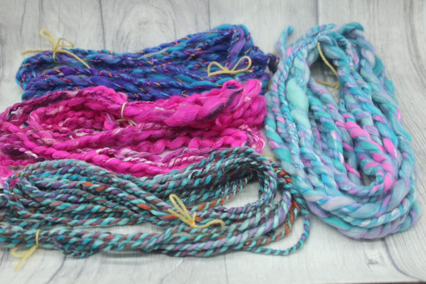 Art yarn packs for fibre crafts - 20 metres 40 grams