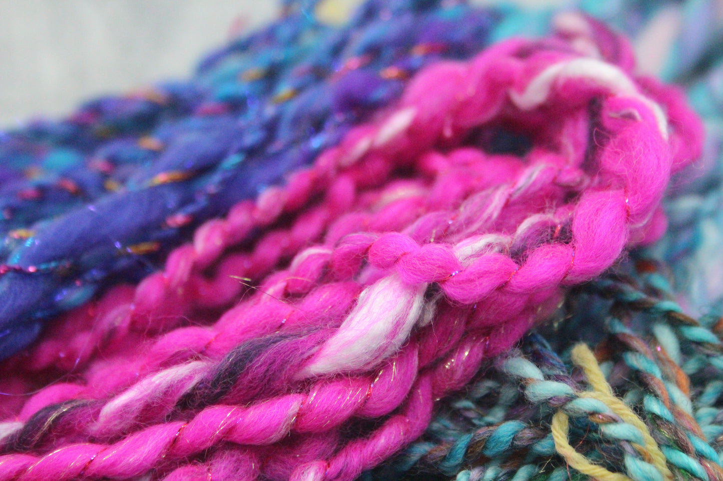Art yarn packs for fibre crafts - 20 metres 40 grams