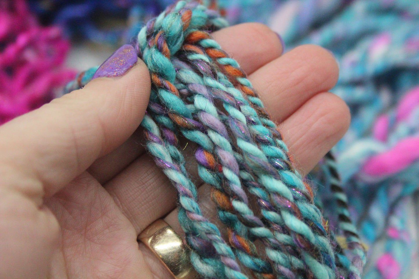 Art yarn packs for fibre crafts - 20 metres 40 grams