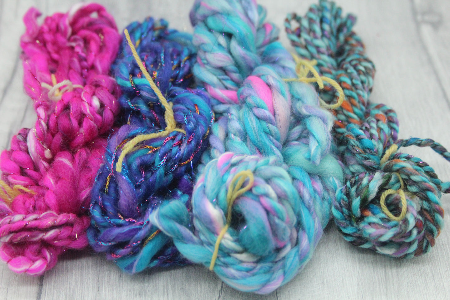 Art yarn packs for fibre crafts - 20 metres 40 grams