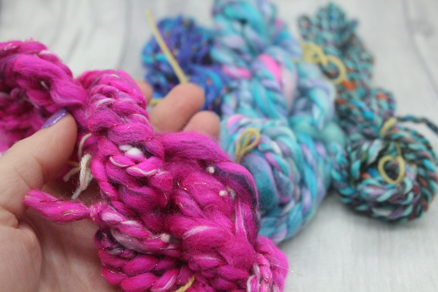 Art yarn packs for fibre crafts - 20 metres 40 grams