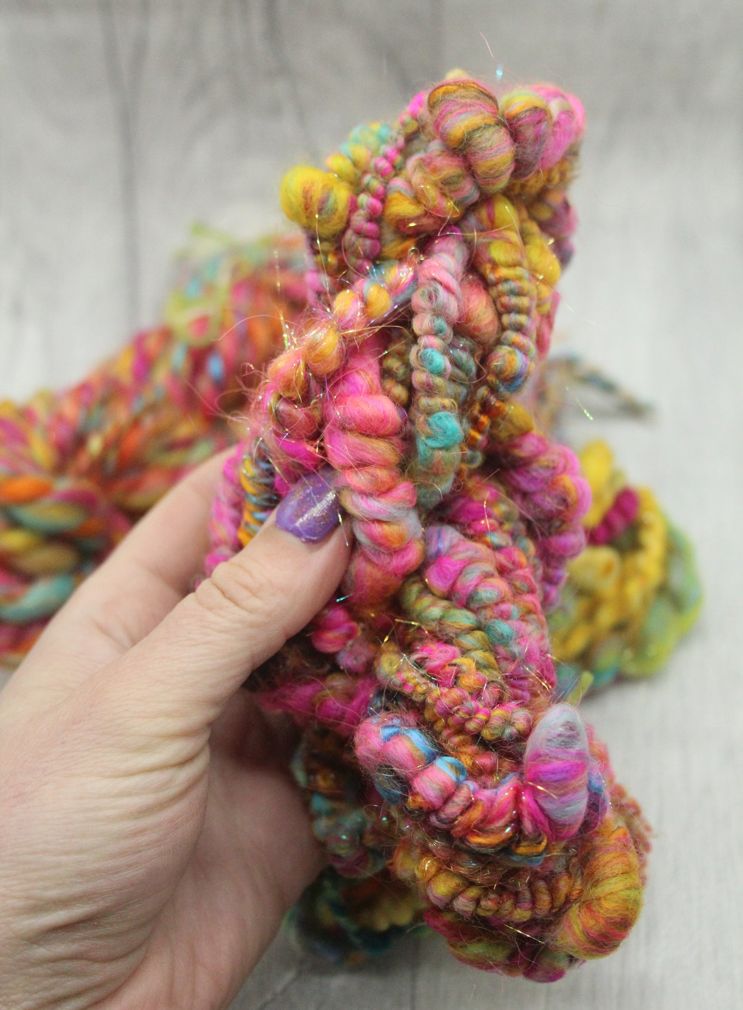 Art yarn packs for fibre crafts - 20 metres 90 grams