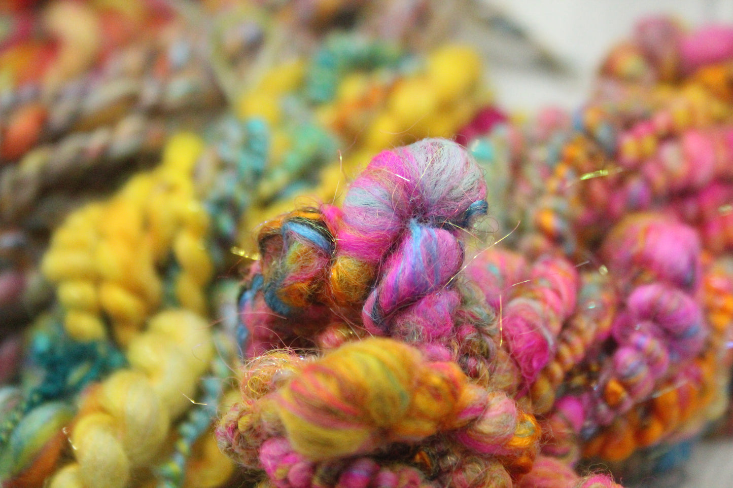 Art yarn packs for fibre crafts - 20 metres 90 grams