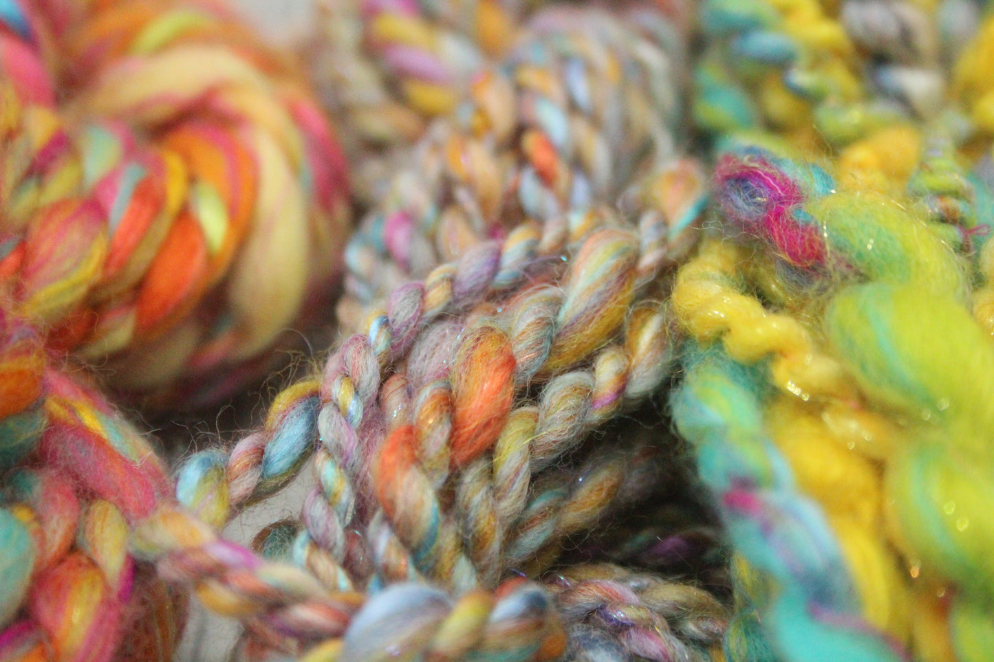 Art yarn packs for fibre crafts - 20 metres 90 grams