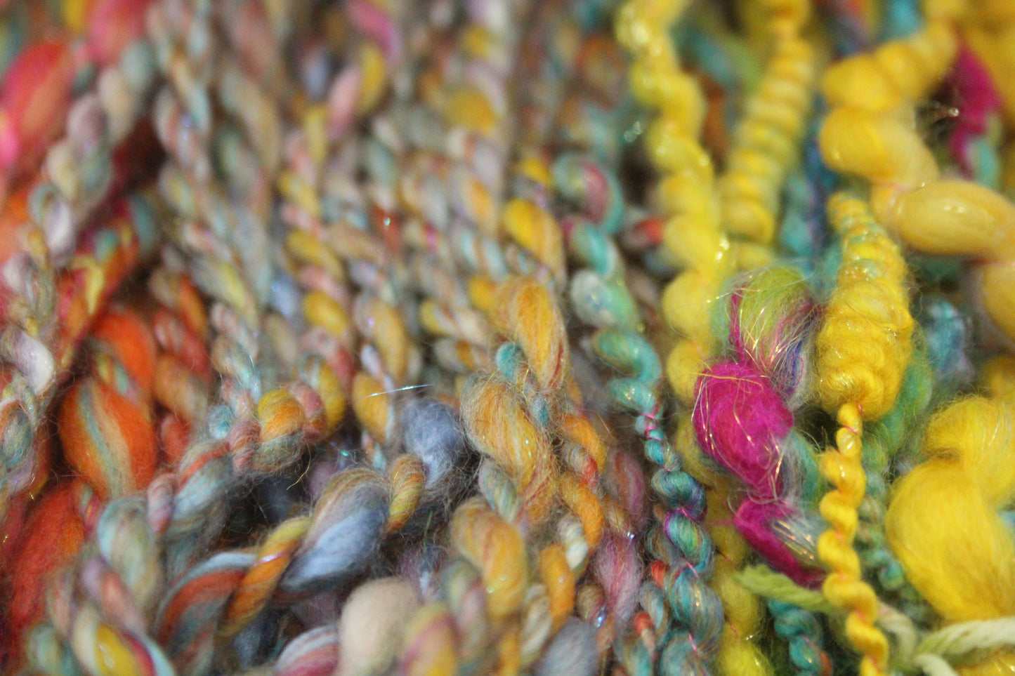 Art yarn packs for fibre crafts - 20 metres 90 grams