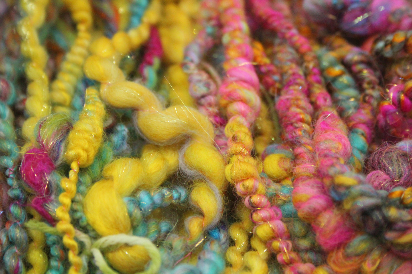 Art yarn packs for fibre crafts - 20 metres 90 grams