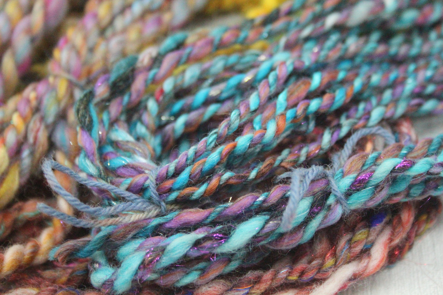Art yarn packs for fibre crafts - 20 metres 50 grams