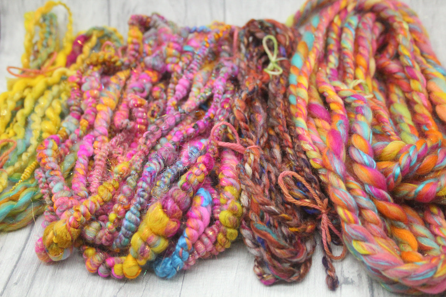 Art yarn packs for fibre crafts - 20 metres 89 grams