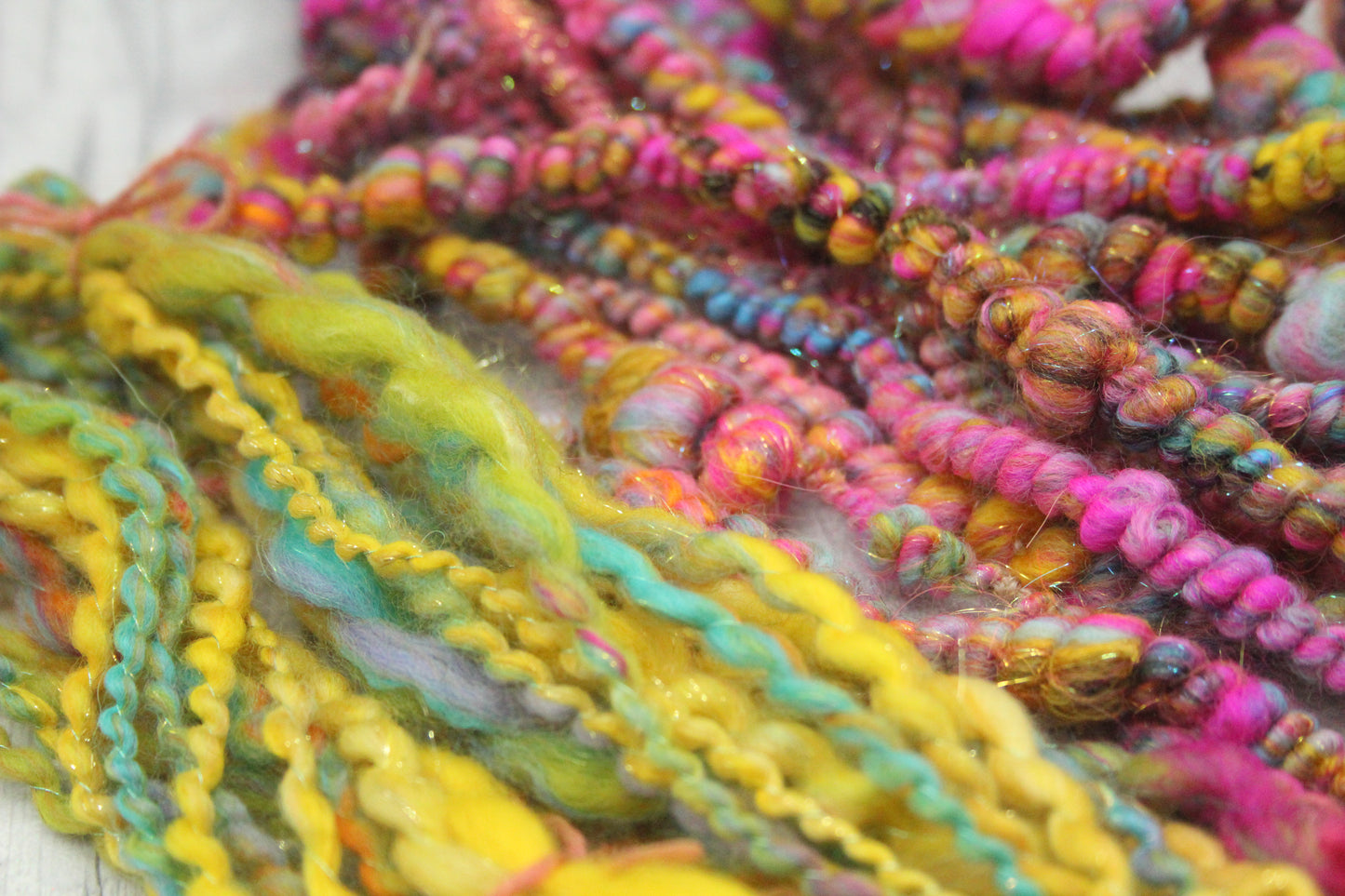 Art yarn packs for fibre crafts - 20 metres 89 grams