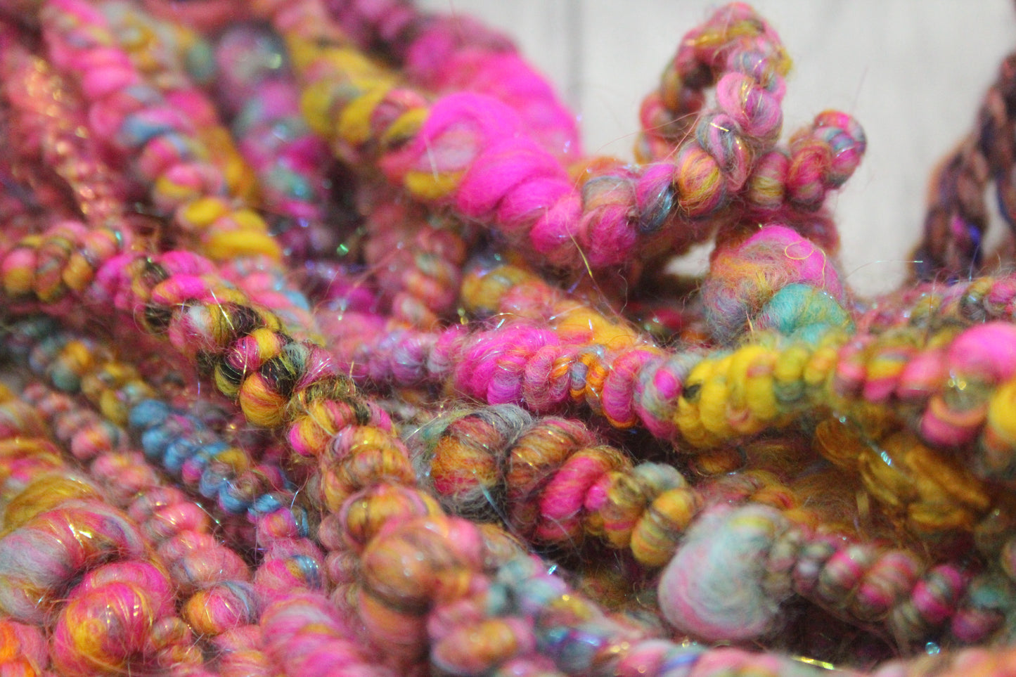 Art yarn packs for fibre crafts - 20 metres 89 grams