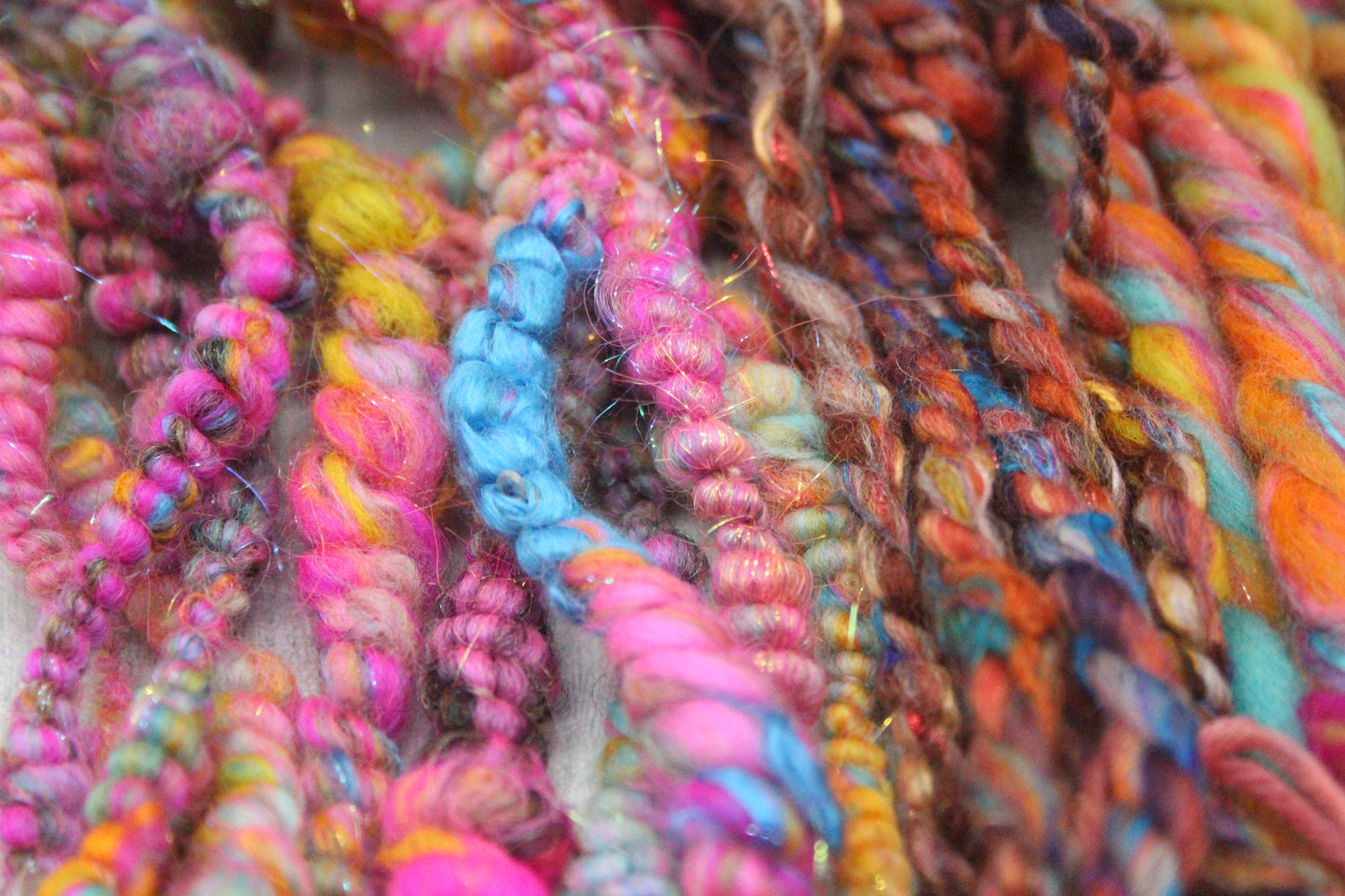 Art yarn packs for fibre crafts - 20 metres 89 grams