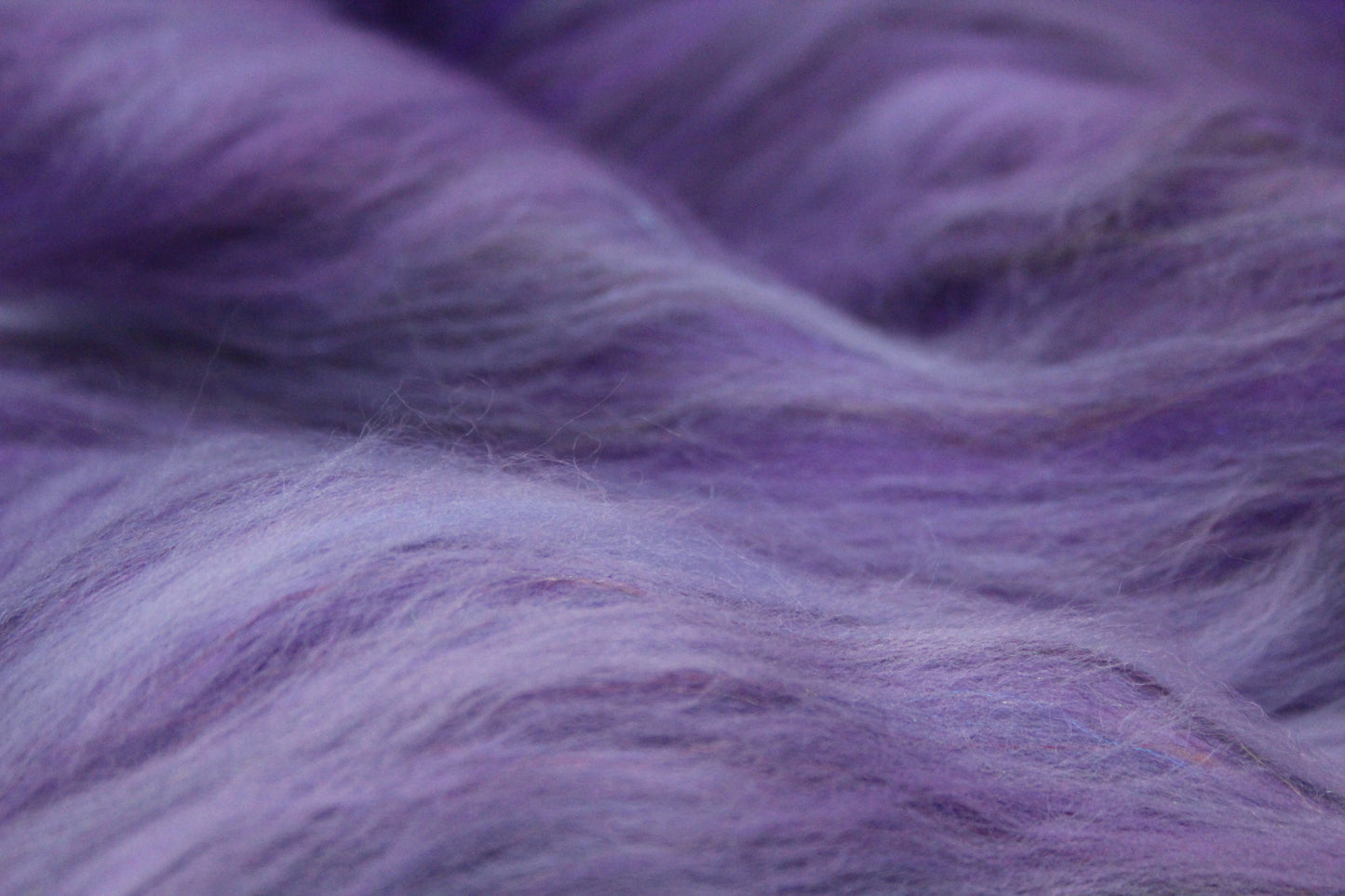 Merino Art Batt  - Purple -  57 grams 2 oz - Wool for felting, spinning and weaving
