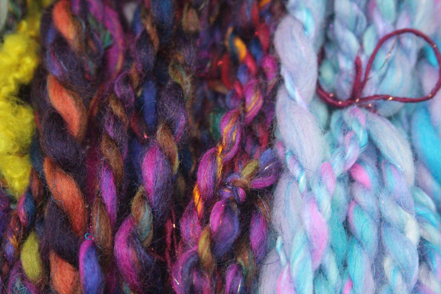 Art yarn packs for fibre crafts - 20 metres 64 grams