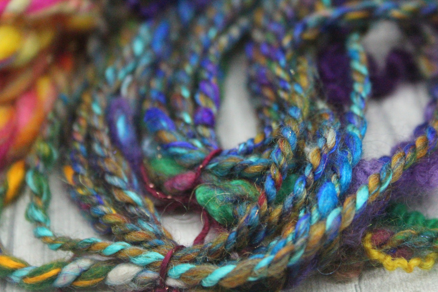 Art yarn packs for fibre crafts - 20 metres 64 grams