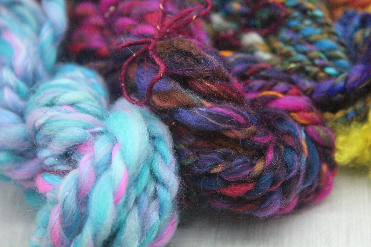 Art yarn packs for fibre crafts - 20 metres 64 grams