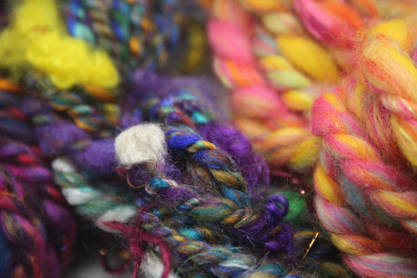 Art yarn packs for fibre crafts - 20 metres 64 grams