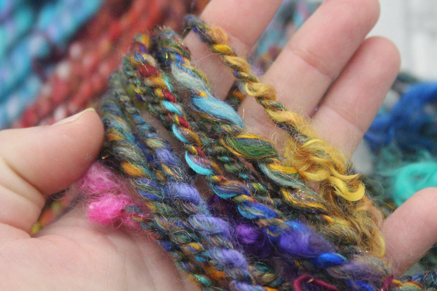 Art yarn packs for fibre crafts - 20 metres 54 grams