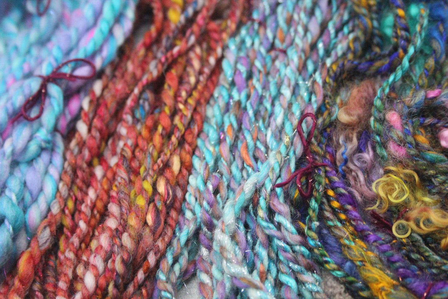 Art yarn packs for fibre crafts - 20 metres 54 grams