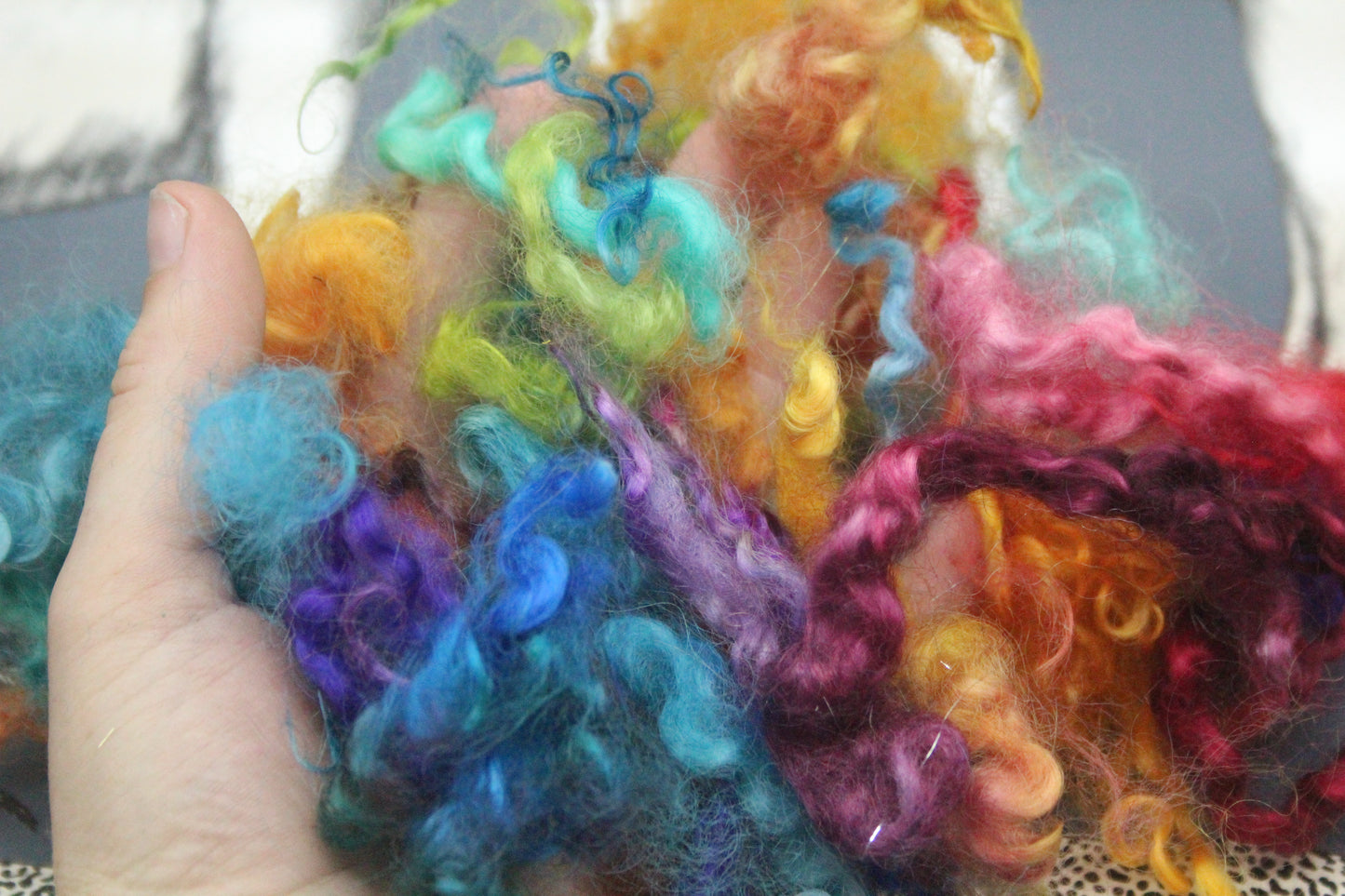 12 Grams Masham Wool Imperfect Locks