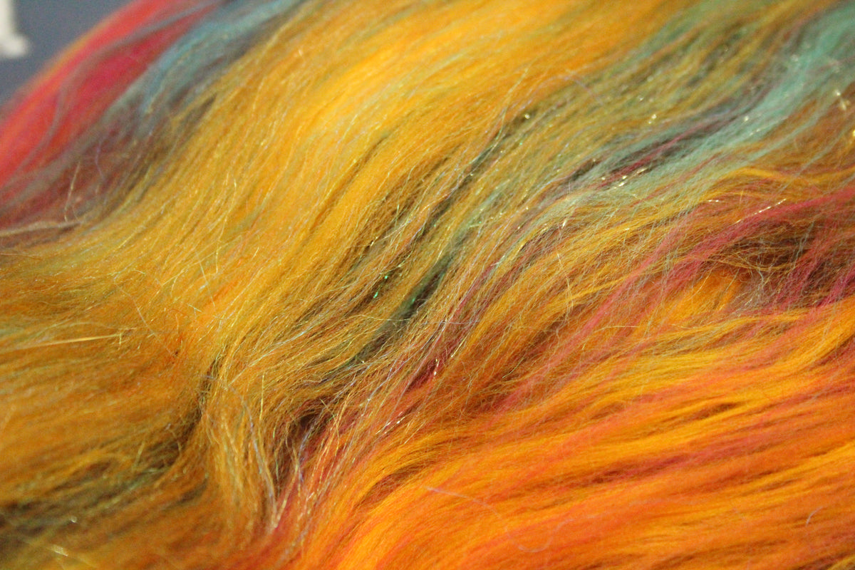 Merino Art Batt - Autumnal - 61 grams 2.1 oz - Wool for felting, spinning and weaving