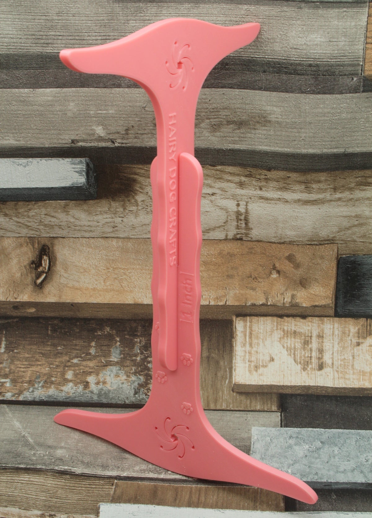 Pink (Imperfect) - Luminous - Yard Niddy Noddy With WPI Gauge - Flat Pack