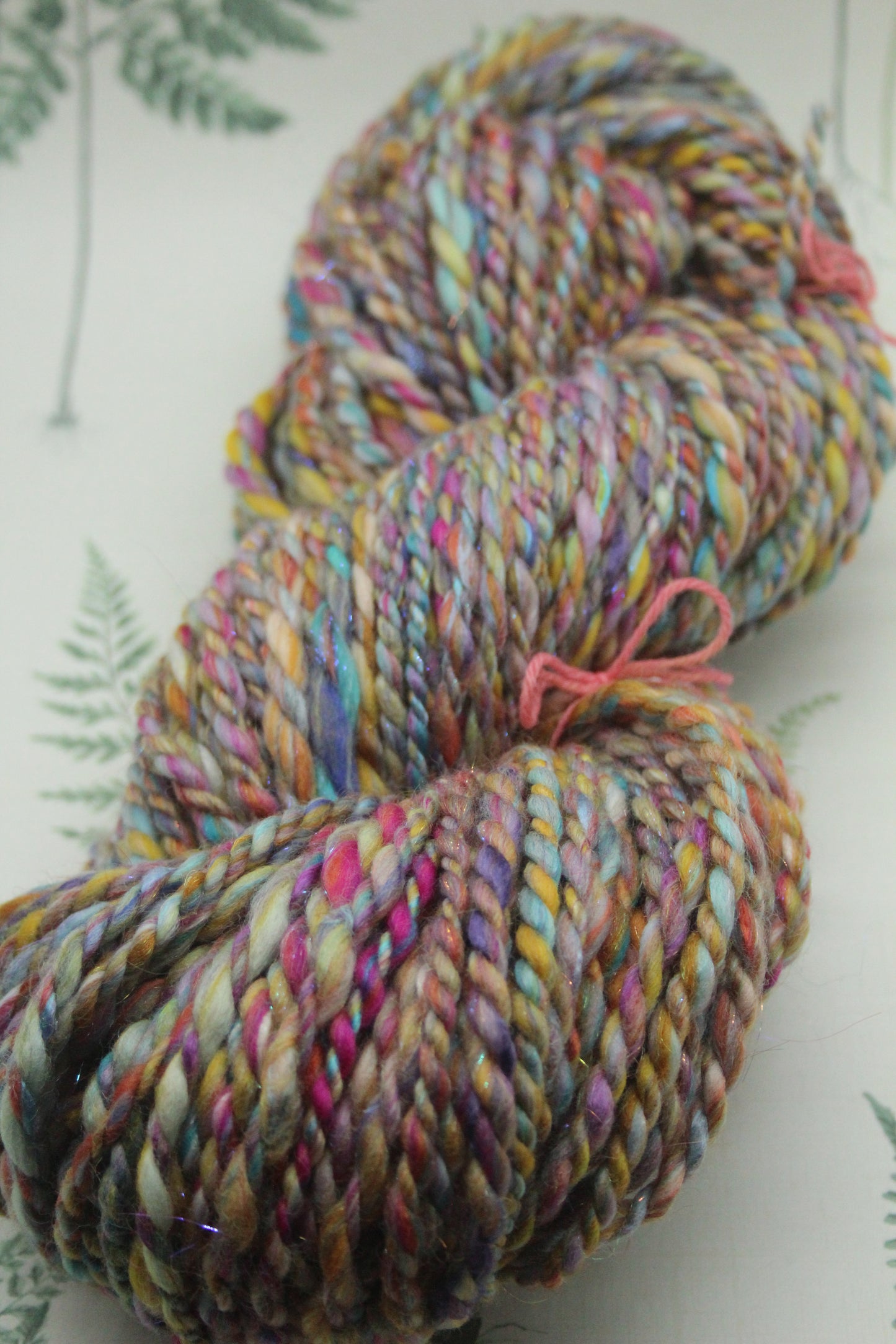 Handspun Yarn - 91 mtrs/100yards 250g/8.8oz - Yarn for crocheting, knitting, weaving...