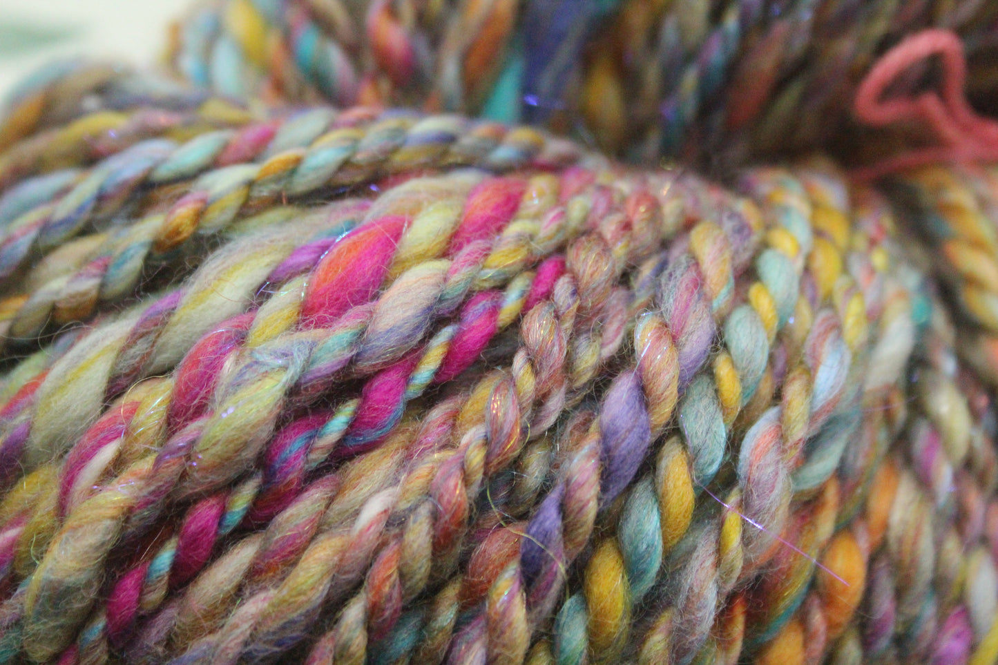 Art Batt  -  Blue Green Purple Orange - Sideways Colour Change -  161 grams / 5.6 oz - Wool for felting, spinning and weaving