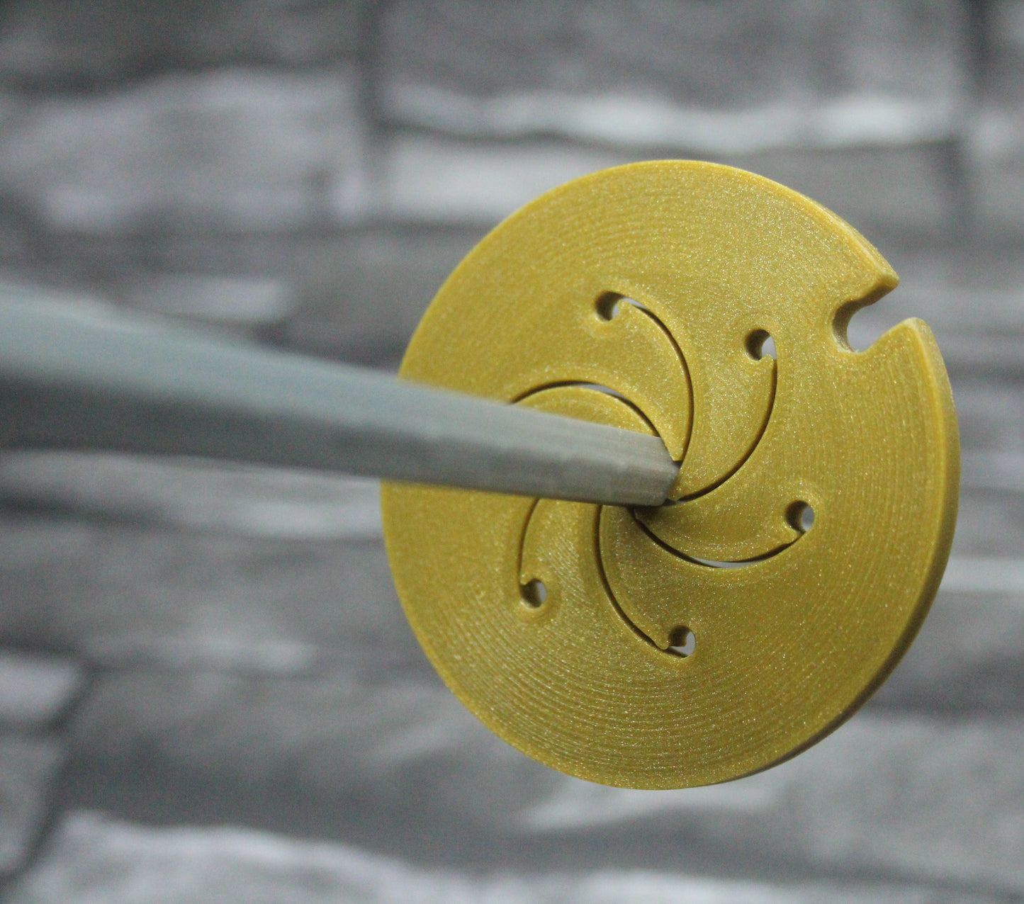 Top Whorl Spindle - (Imperfect) - Flat Pack - Silver and Gold