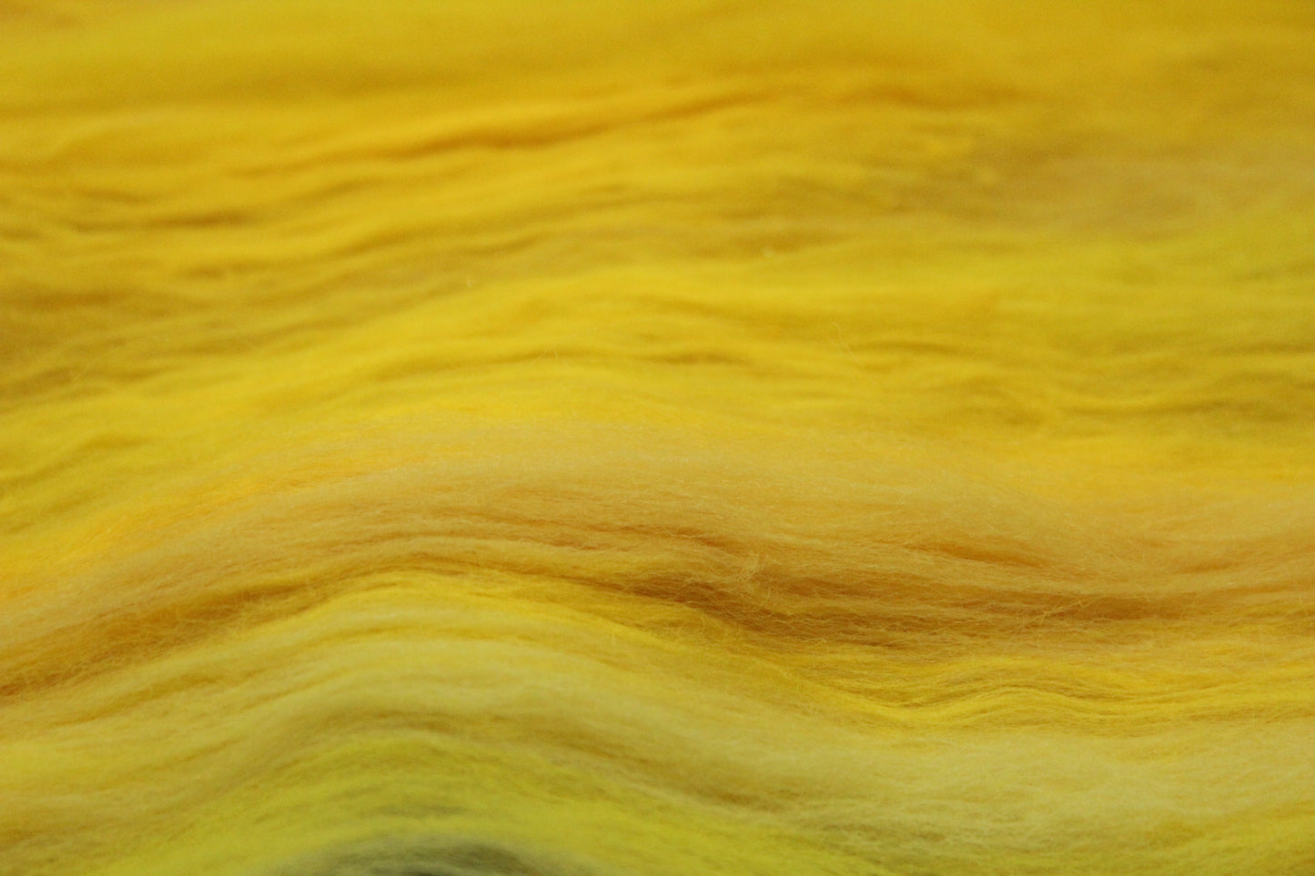 Merino Art Batt  - Yellow - 73 grams 2.5 oz - Wool for felting, spinning and weaving
