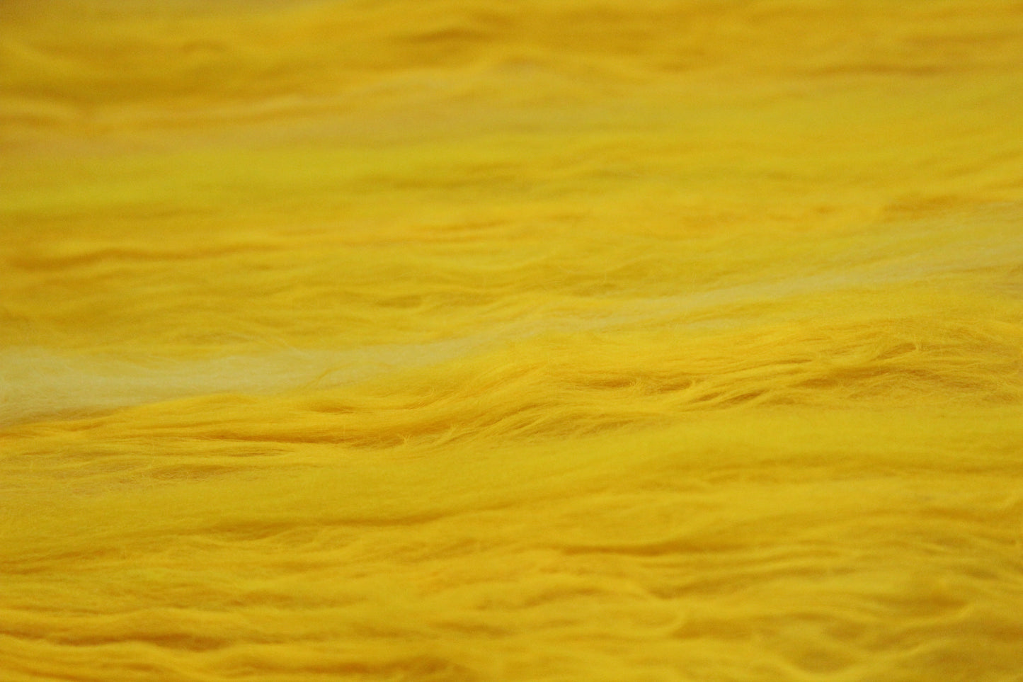 Merino Art Batt  - Yellow - 73 grams 2.5 oz - Wool for felting, spinning and weaving