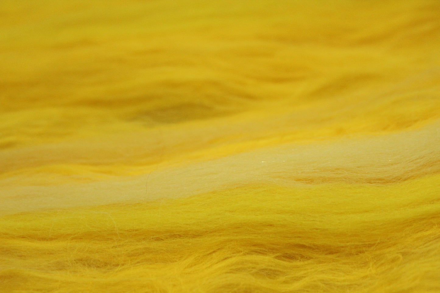 Merino Art Batt  - Yellow - 73 grams 2.5 oz - Wool for felting, spinning and weaving