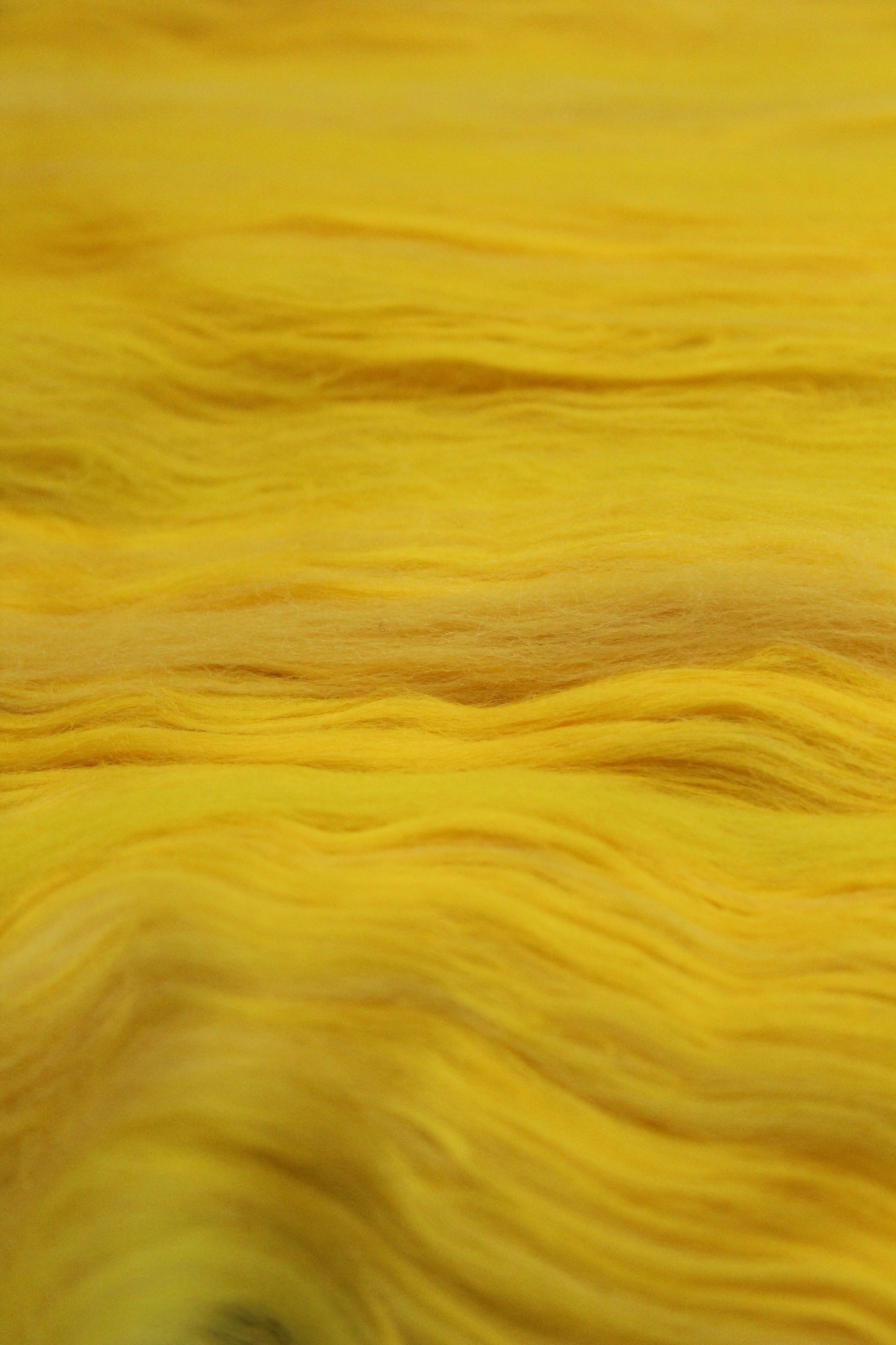 Merino Art Batt  - Yellow - 73 grams 2.5 oz - Wool for felting, spinning and weaving