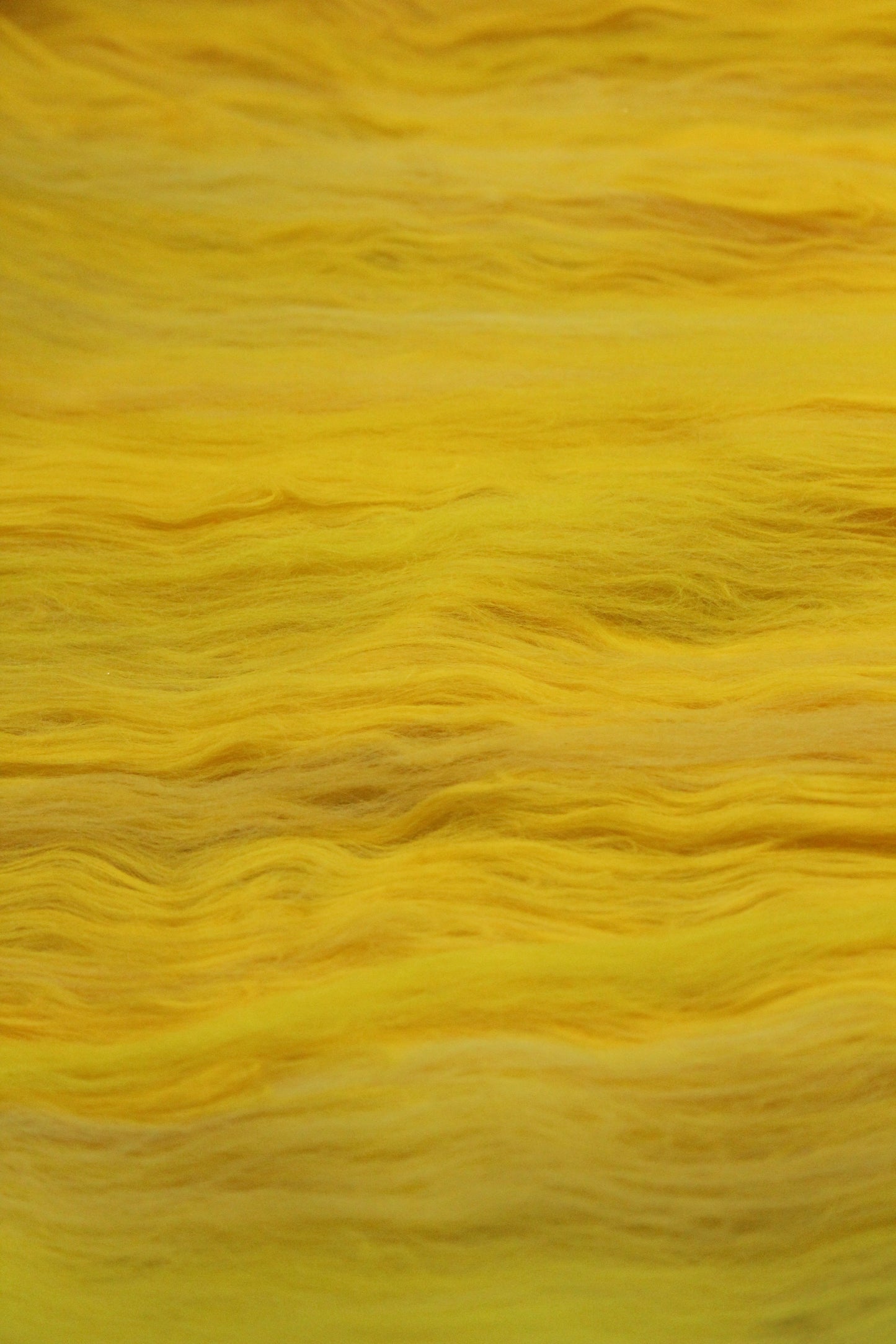 Merino Art Batt  - Yellow - 73 grams 2.5 oz - Wool for felting, spinning and weaving