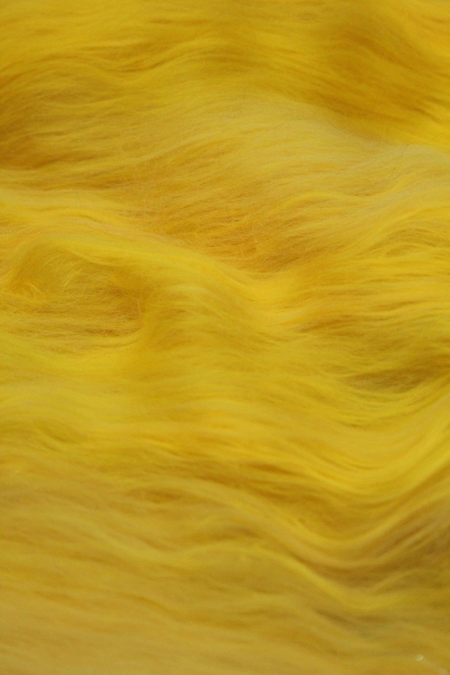 Merino Art Batt  - Yellow - 73 grams 2.5 oz - Wool for felting, spinning and weaving