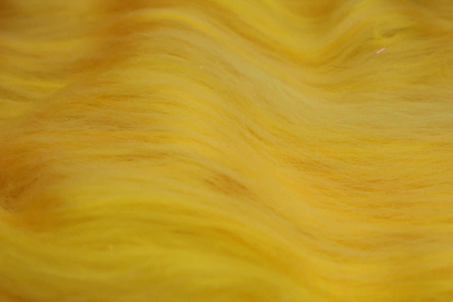 Merino Art Batt  - Yellow - 73 grams 2.5 oz - Wool for felting, spinning and weaving
