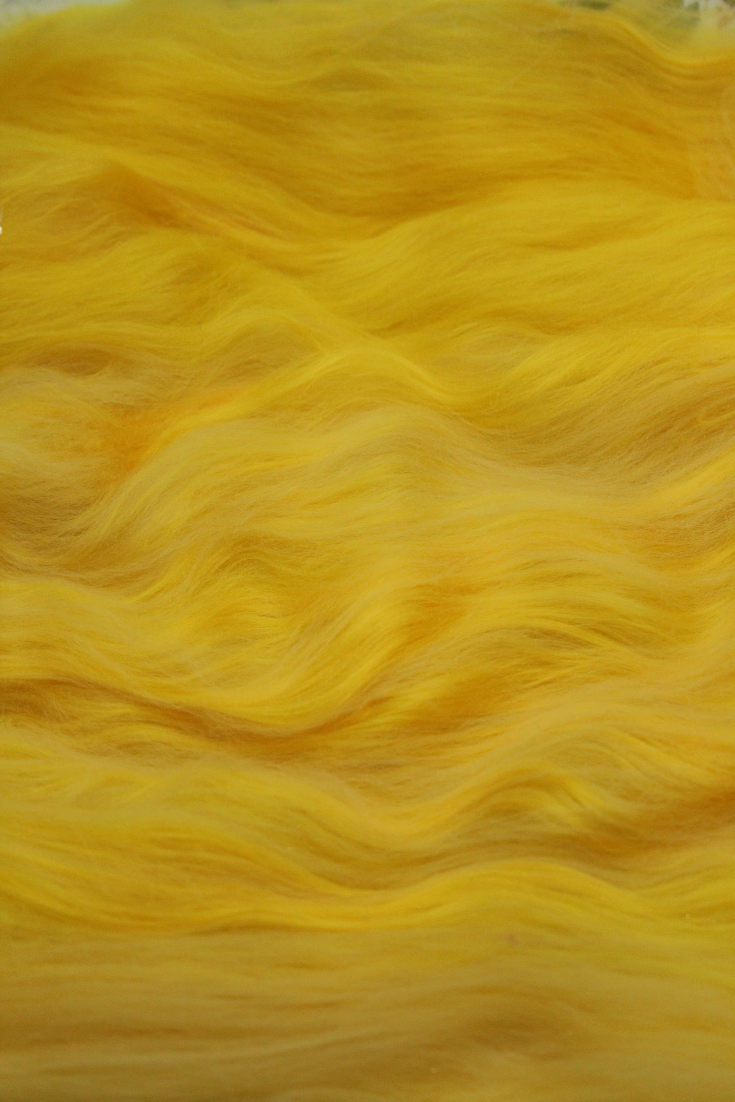 Merino Art Batt  - Yellow - 73 grams 2.5 oz - Wool for felting, spinning and weaving