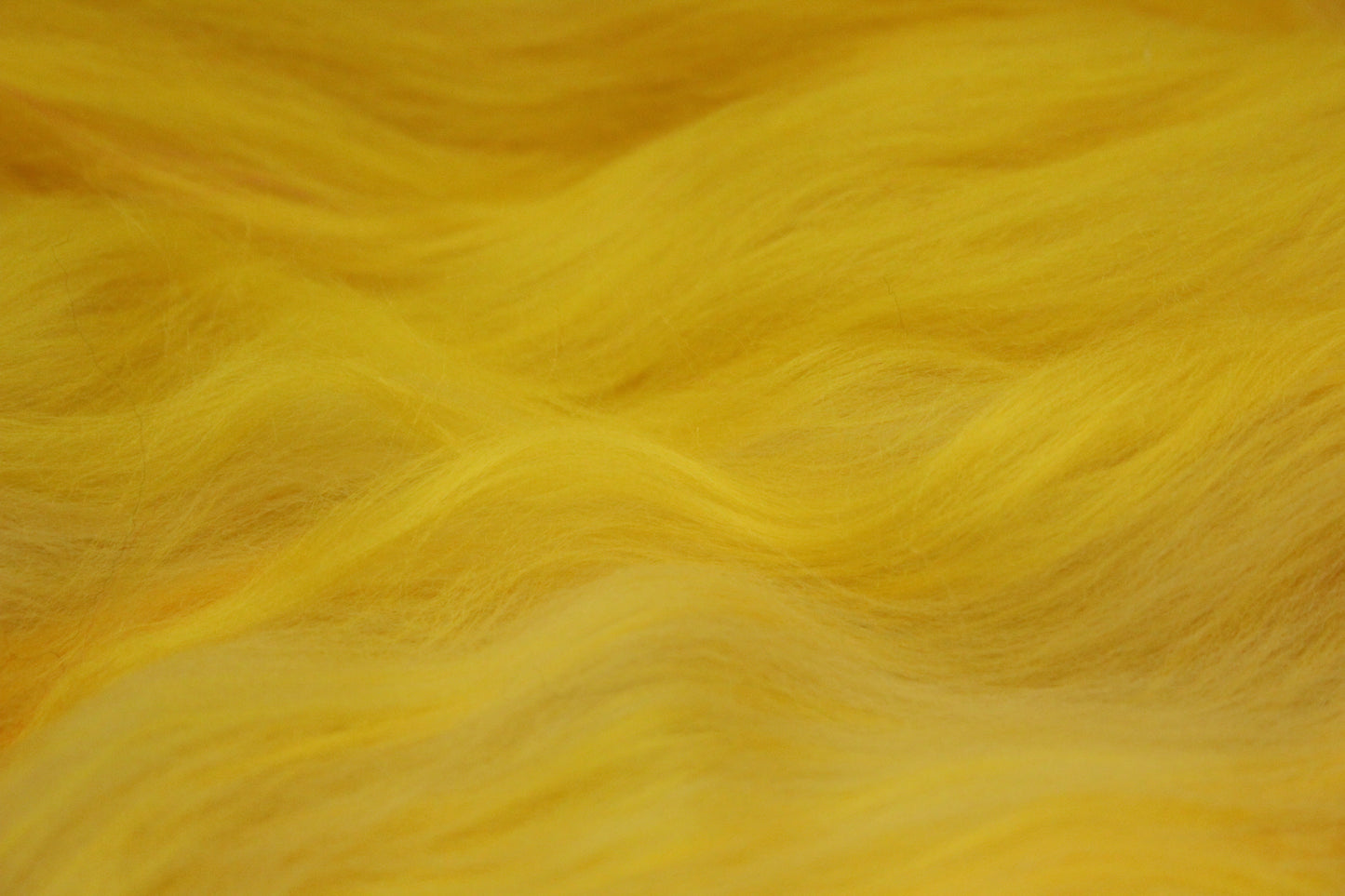 Merino Art Batt  - Yellow - 73 grams 2.5 oz - Wool for felting, spinning and weaving