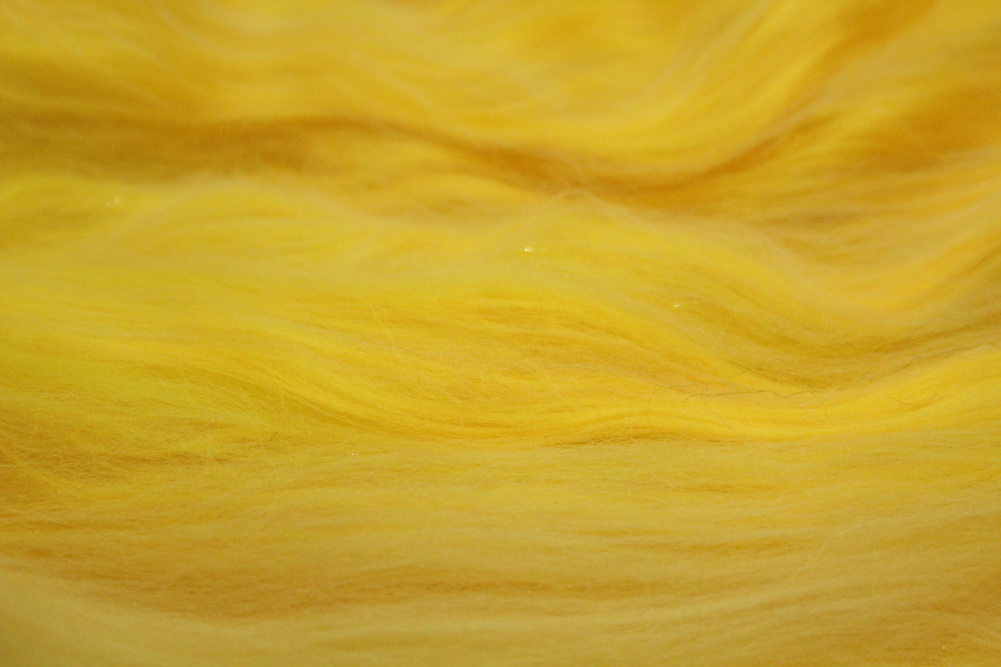 Merino Art Batt  - Yellow - 73 grams 2.5 oz - Wool for felting, spinning and weaving
