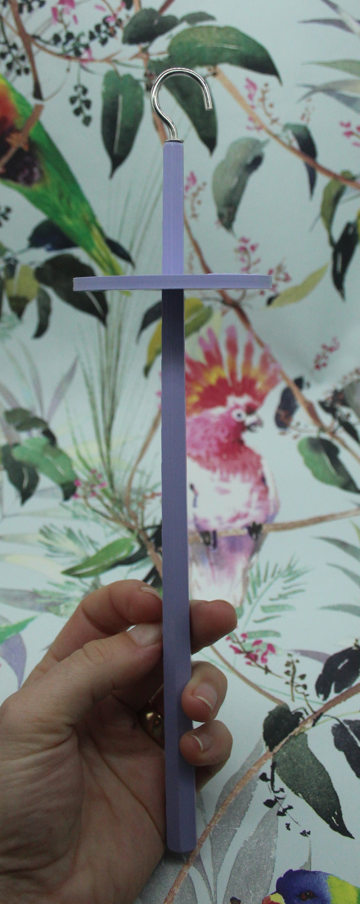 Top Whorl Spindle - (Imperfect) - Flat Pack - Purple (Bigger, silver hook)